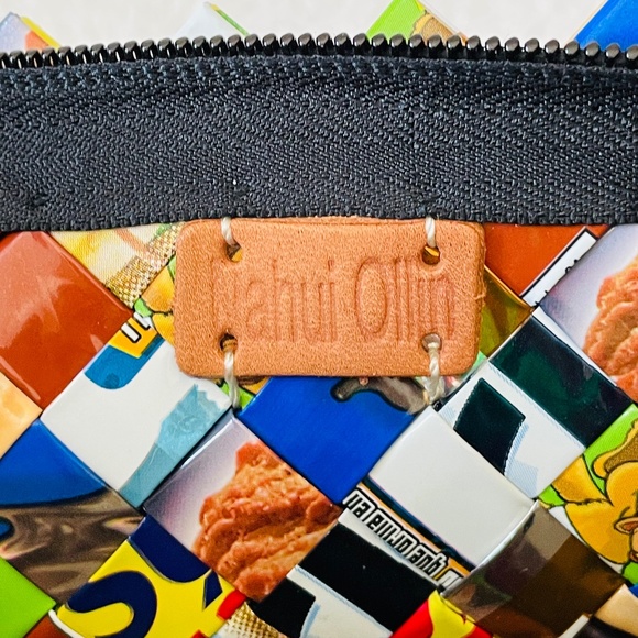 Nahui Ollin | Women's Candy Wrapper Clutch - Picture 11 of 15